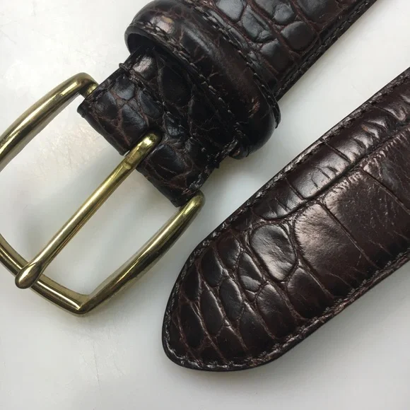 Coach Leather Solid Brass Belt s-l400.jpg main image 3
